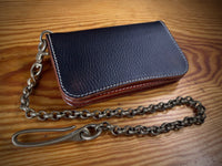 Special Trucker Wallet Vintage Russet Bicolor TexuCrafts